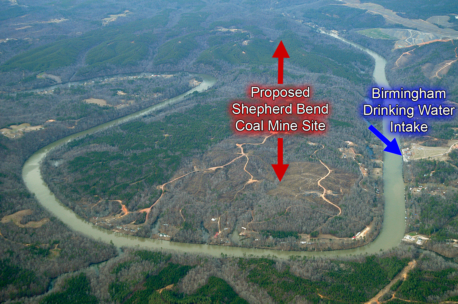 Shepard's Bend Mine on the Black Warrior River