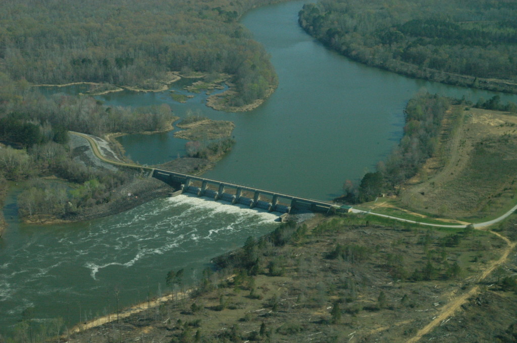 Selden Dam. Photo by Nelson Brooke. Flight by SouthWings.org 